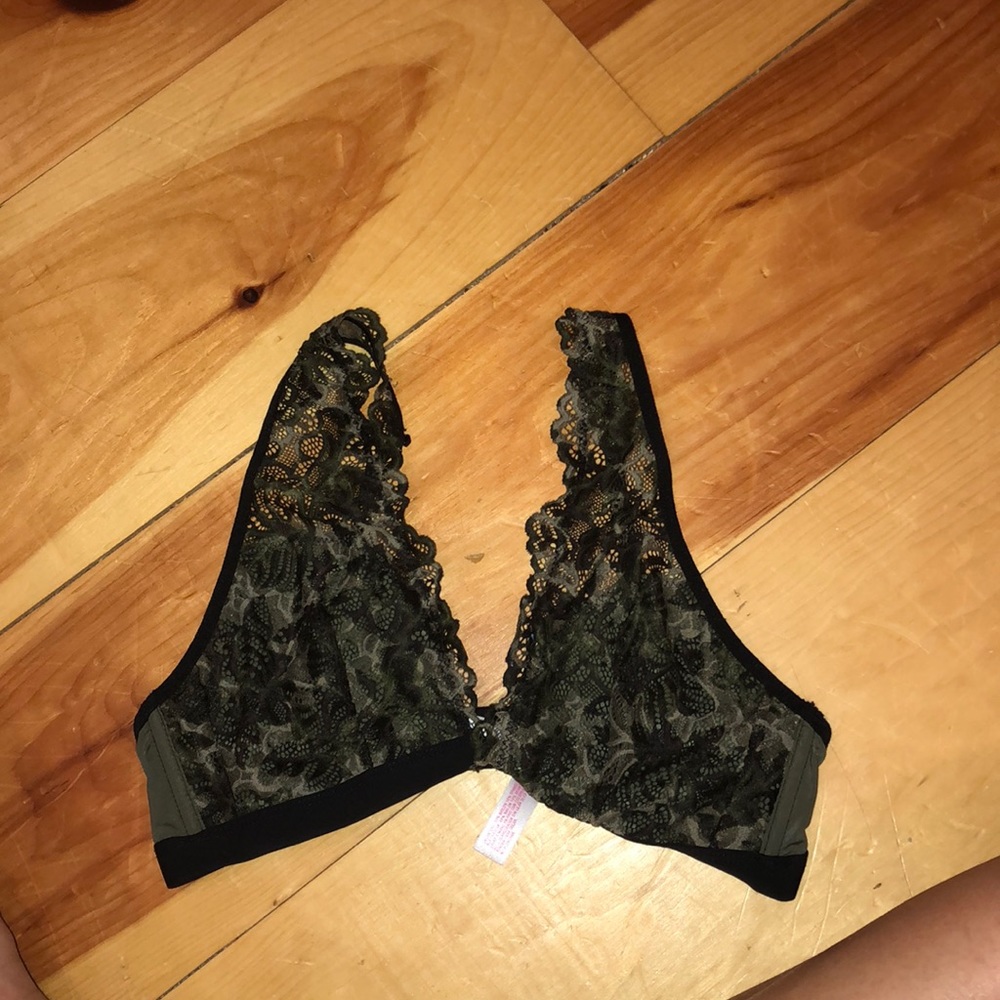 lace camouflage bralette